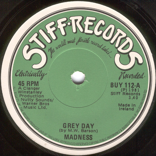 Madness – Grey Day (7″, Single, Ireland)