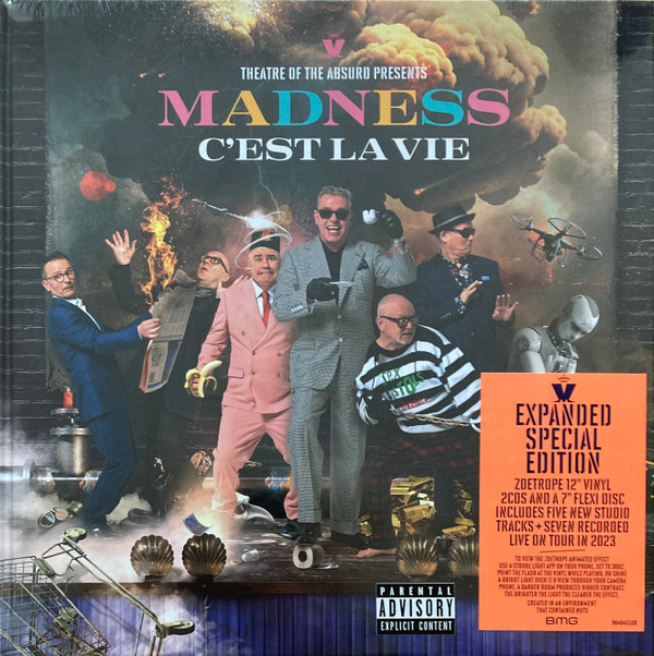 Madness – Theatre Of The Absurd Presents C’est La Vie (Expanded Special Edition) (2xCD + 12″, Pic, Zoe + Flexi, 7″, S/Sided + Ltd, S, Worldwide)